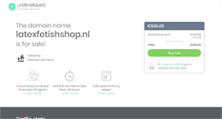 Desktop Screenshot of latexfetishshop.nl